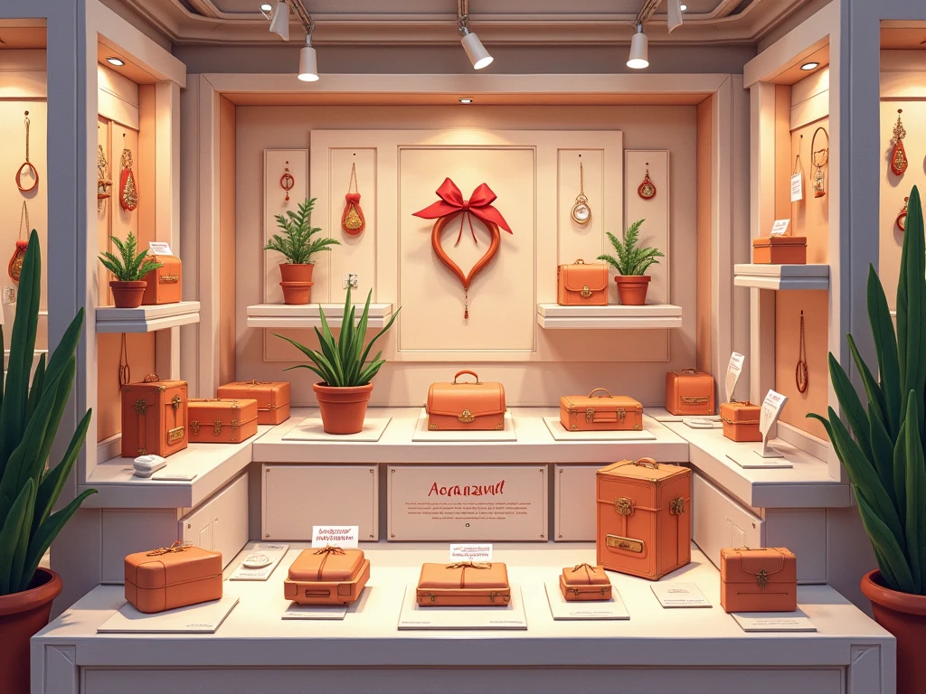 Showcase of personalized gifts